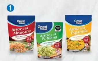 Walmart Variedad de arroz precocido Great Value 155g oferta