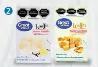 Walmart Galletas Waffler Great Value 125g oferta