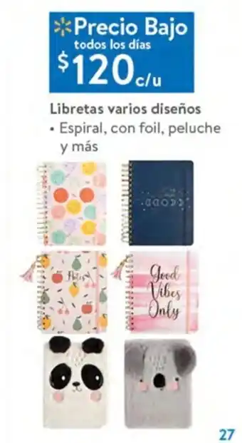 Libretas varios diseños