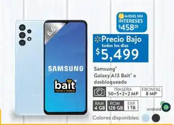 Walmart Samsung - Galaxy A13 Bait o desbloqueado oferta