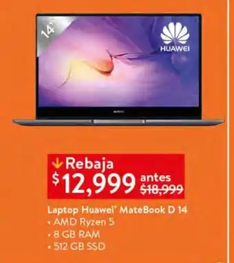 Laptop Huawei MateBook D 14