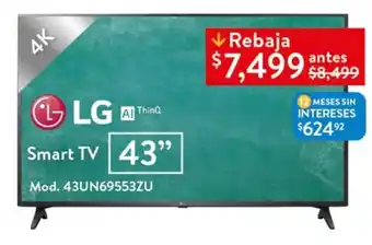 Walmart LG - Smart Tv 43" oferta