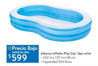 Walmart Alberca Inflable Play Day Tipo ocho oferta