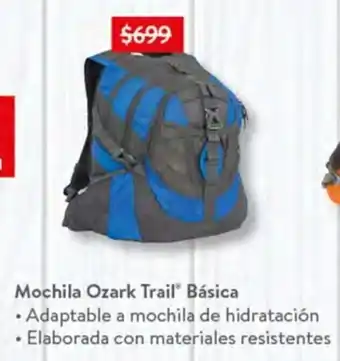 Walmart Mochila Ozark Trail Basica oferta