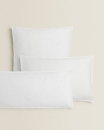 ZARA HOME (160 g/m²) funda de almohada lino lavado oferta