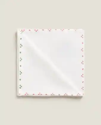 Servilletas lino bordado colores (pack de 2)