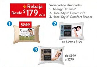 Walmart Variedad de almohadas oferta