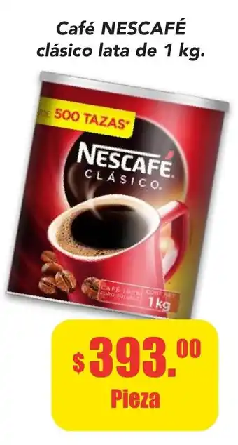 Cafe NESCAFE clasico lata de 1 kg