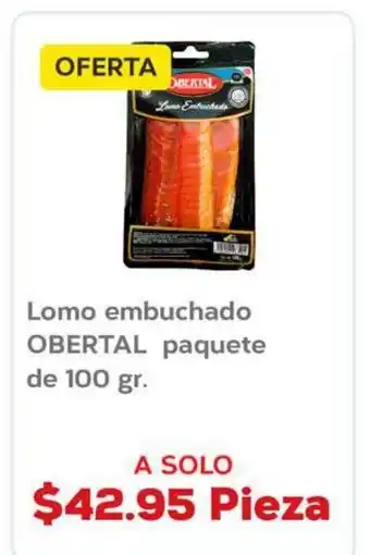 Lomo embuchado OBERTAL paquete de 100 gr