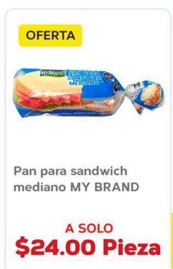 Pan para sandwich mediano MY BRAND