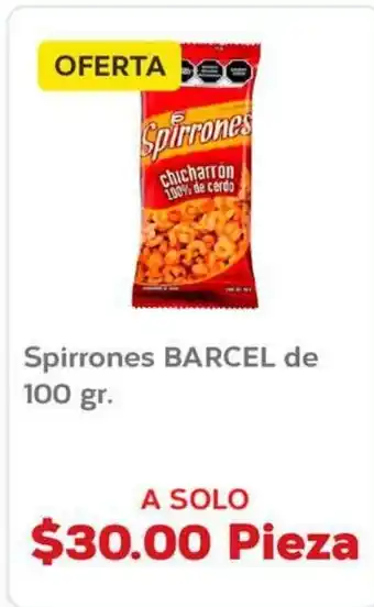 Spirrones BARCEL de 100 gr