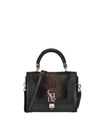 Cuadra Bolso en piel genuina de pitón. oferta