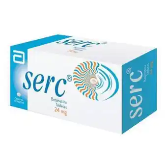 Serc 24 mg 30 tabletas