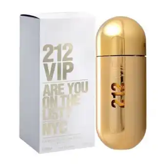 Fragancia carolina herrera 212 vip para dama 80 ml
