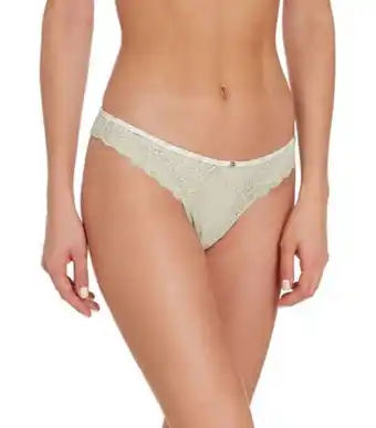 Tanga con encaje mujer