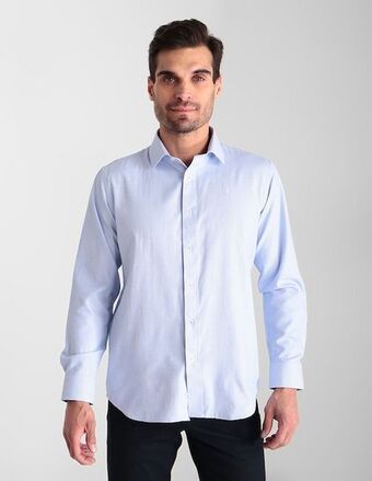 Camisa formal pierre cardin manga larga para hombre