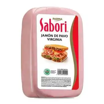 Soriana Híper Jamón de pavo virginia sabori por kg oferta