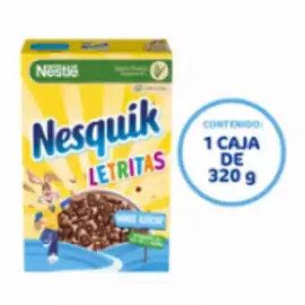 Cereal letritas sabor chocolate 320 gr