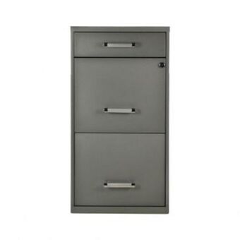 Muebles Dico Archivero 2 gavetas c/cajon igor metal gris oferta