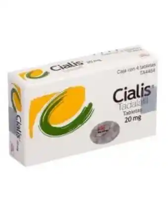 Cialis 20 mg. oral 4 tabletas