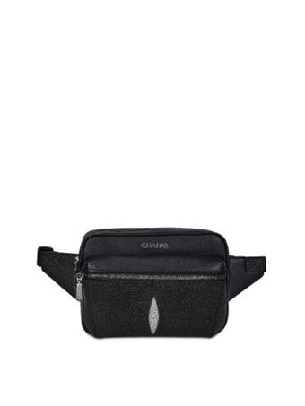 Cuadra Cangurera en piel genuina de mantarraya. oferta