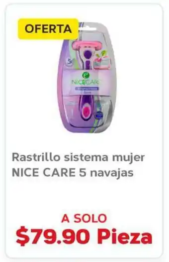 Rastrillo Sistema mujer NICE CARE 5 navajas