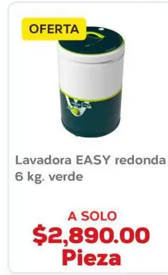 Super Aki Lavadora EASY redonda 6 kg verde oferta