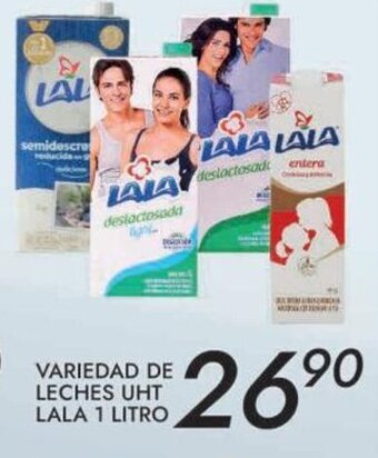 Alsuper Variedad de Leches UHT Lala 1 Litro oferta