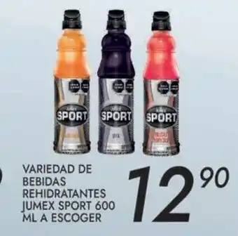 Alsuper Variedad de Bebidas Rehidratantes Jumex Sport 600 ml a Escoger oferta