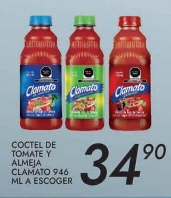 Alsuper Coctel de Tomate Y Almeja Clamato 946 ml A Escoger oferta