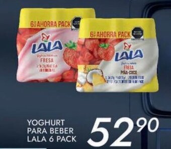 Alsuper Yoghurt Para beber Lala 6 Pack oferta