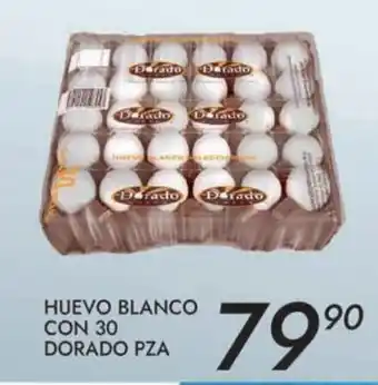 Alsuper Huevo Blanco Con 30 Dorado pza oferta
