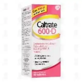 Caltrate 600+d 400ui 60 tabletas