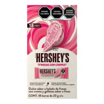Sam's Club Dulce hershey's fresas con crema 18 barras de 20 g c/u oferta