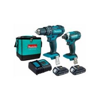 El Bodegón Kit de rotomartillo inalámbrico y atornillador de impacto inalámbrico aqua makita dlx2131sy oferta
