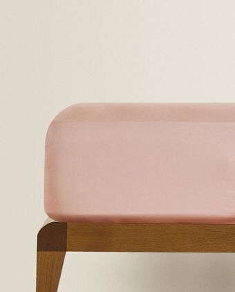 ZARA HOME (300 hilos) sábana bajera satén oferta
