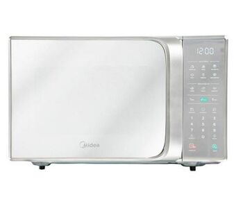 Muebles América Horno de microondas midea mmdv11s2dg 1.1 pies silver oferta