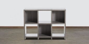 Muebles Dico Módulo 6 nichos maxima gris oferta