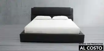 Cama queen size joyce rino negro