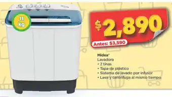 Bodega Aurrerá Midea Lavadora 11kg oferta