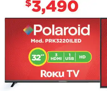 Bodega Aurrerá Roku TV Polaroid 32" oferta