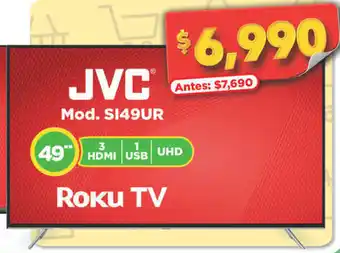 Bodega Aurrerá Roku TV JVC 49" oferta