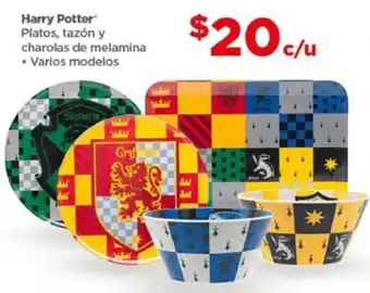 Harry Potter Platos, Tazón y Charolas de Melamina