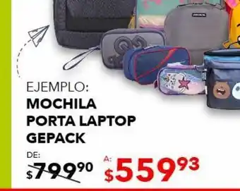 DelSol Mochila porta laptop oferta