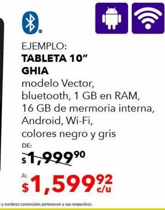 DelSol Tableta 10" ghia oferta