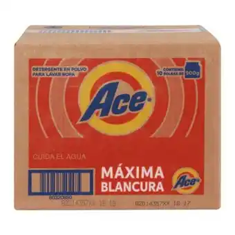 Sam's Club Detergente en polvo ace 10 pzas de 900 g oferta