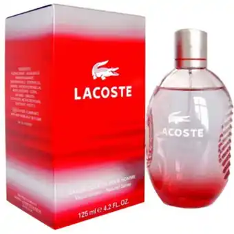 Elizondo Locion caballero lacoste rojo 125ml oferta