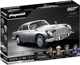 Playmobil james bond aston martin db5 - edición go 70578