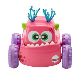 Mattel fisher-price monstruo presiona y persigue rosa drg14