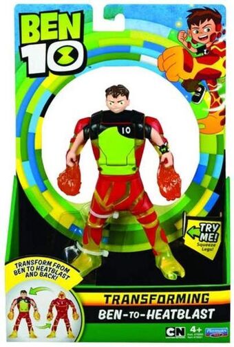 Juguetrón Spin master ben 10 transformable heatblast figura 6" 6053216-2 oferta